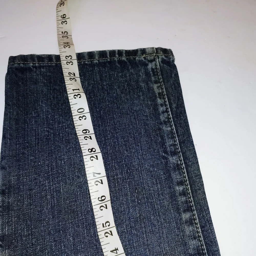 Machine Disressed Low Rise Straight Jeans 29 - Picture 9 of 9